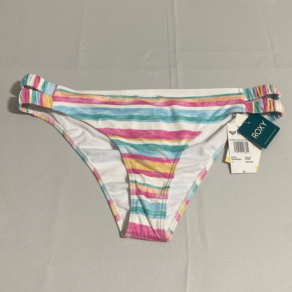 ROXY Women's Island in the Sun Mod Bott Bikini Bottom Size XL